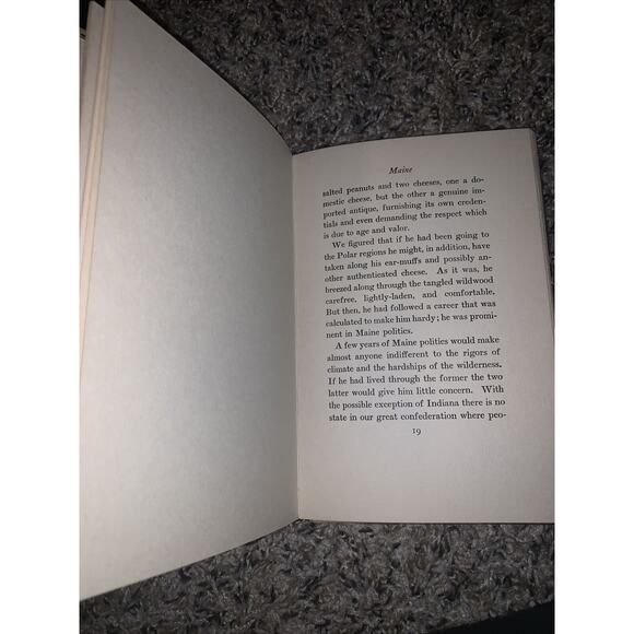 Maine A State Of Ruggedness By Irvin A. Cobb 1924 With Dust Cover - Picture 9 of 10